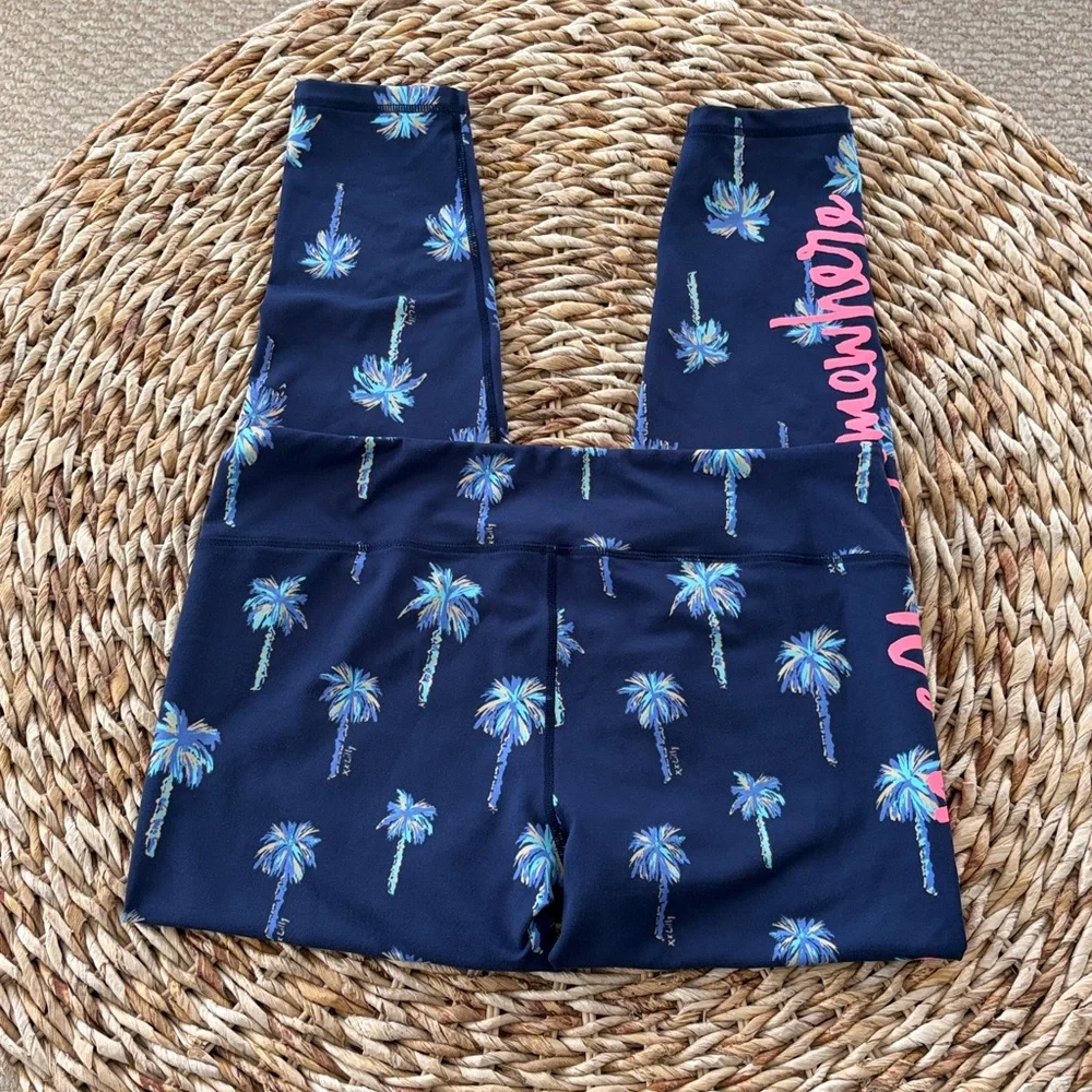 Lilly Pulitzer Luxletic Weekender Sunset Safari Palms Legging - Picture 8 of 15